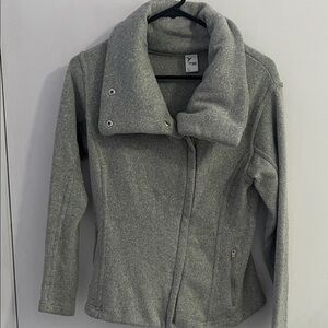 Old Navy Gray Funnel Collar Zip Jacket